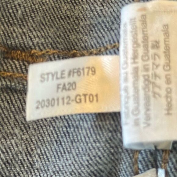 Madewell 10” High Rise Skinny Dark Wash Jeans size 29T Style F6179 - Picture 11 of 12